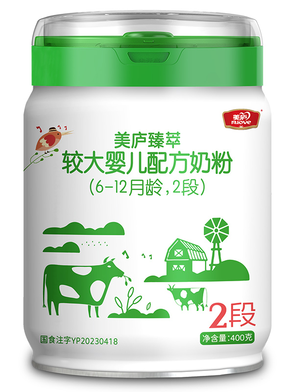 赢天堂臻萃较大婴儿配方奶粉400g2段